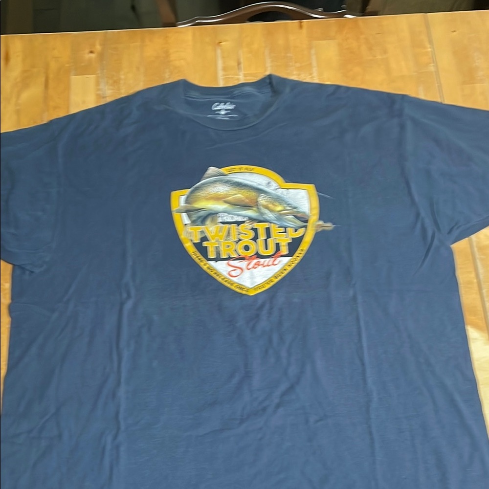Cabela's Twisted Trout Stout  Graphic Tee